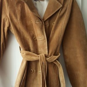Wilsons Brown suede leather jacket